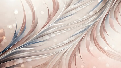 Fototapeta premium background with flowing lines resembling data streams. Add small light dots and transitions in blue and silver tones. Elements should evoke the digital world and analytics. 