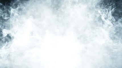 Fototapeta premium Misty vapor envelops a bright center, creating a mystical and ethereal atmosphere.