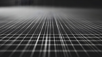 Crisp monochromatic grid pattern with thin white line