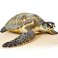Obraz premium A sea turtle swimming