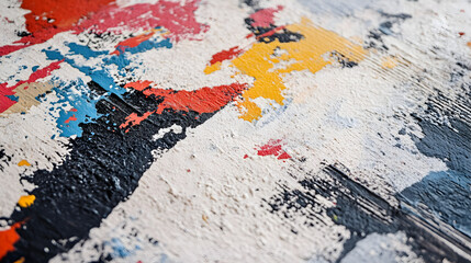 Fototapeta premium art-inspired texture with splashes of paint and abstract patterns creating a bold and modern vibe 