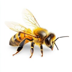 bee isolated on the white background