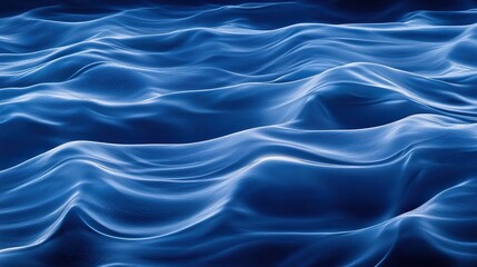 Fototapeta premium Serene blue ocean waves under a bright sun, high-contrast water surface, tranquil seascape with natural beauty.