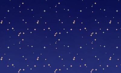 night sky with twinkling star