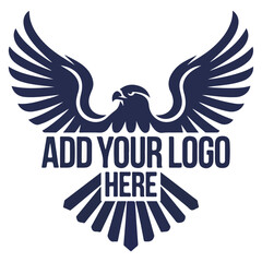 Obraz premium Majestic Falcon Logo Design 