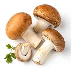 Fototapeta premium mushrooms isolated on white background