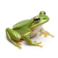 Obraz premium Frog resting on a leaf