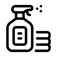 Clothes Freshener Line Icon. Single icon, line vector icon