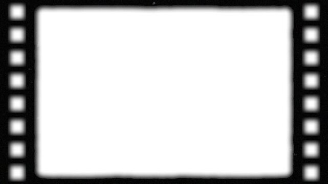 film strip overlay with black background - Powered by Adobe