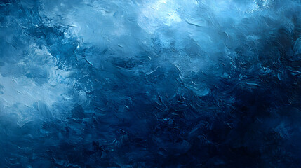 Fototapeta premium texture with a mix of dark and light blue tones, featuring light ripples and a calm, expansive view 
