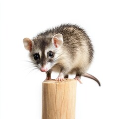 Opossum in its habitat