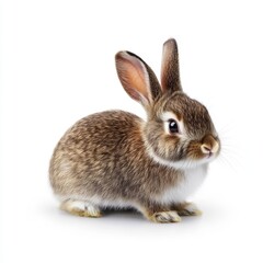 Cute rabbit in nature