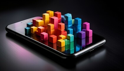 A holographic effect adds depth to the digital display.  