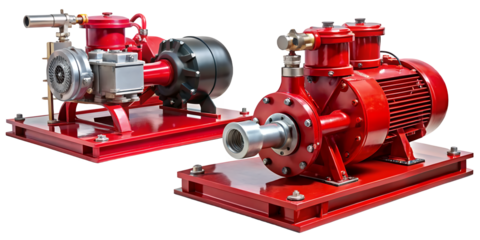 Efficient Hot Water Pump Reliable Solutions for Home Heating and Industrial Applications.AI Generated.