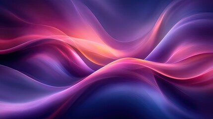 Beautiful and flowing abstract shapes and colors creating a dynamic image
