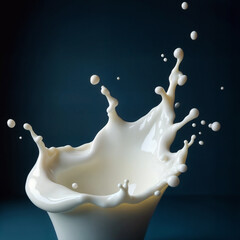 High-Speed Capture of a Dynamic Milk Splash in Motion