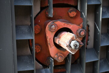 Mechanism outside of utility room.