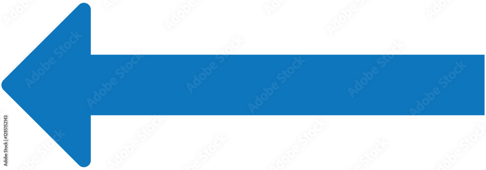 Canvas Prints red arrow icon isolated on white background. long arrow vector, icon. red horizontal arrow. straight