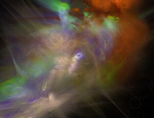 Imaginatory fractal abstract background Image