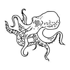octopus vector illustration