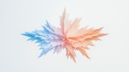 Abstract Pastel Explosion   AI Generated Design Element