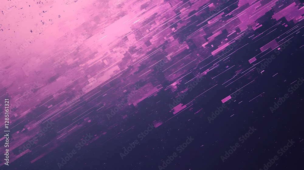 Leinwandbilder abstract digital background with vibrant pink and dark hues, creating a sense of depth and movement.