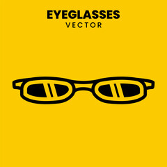 Cool glasses vector. Very suitable for logos, design elements, icons, and so on
