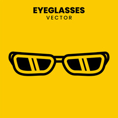 Cool glasses vector. Very suitable for logos, design elements, icons, and so on