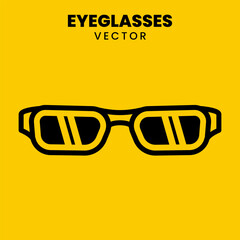 Cool glasses vector. Very suitable for logos, design elements, icons, and so on