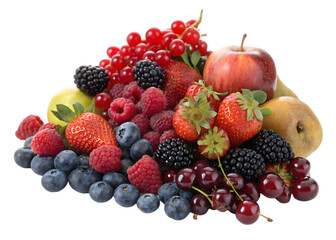 Obraz premium berries on a white