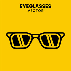 Cool glasses vector. Very suitable for logos, design elements, icons, and so on
