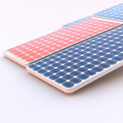 Flexible solar panels with modern design