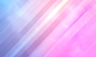 Abstract gradient background in soft pink and blue tones with diagonal lines.