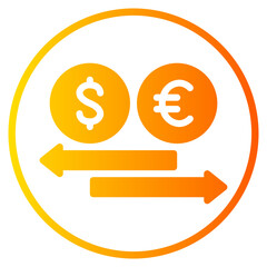 exchange gradient icon