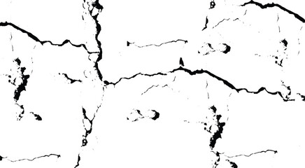 Obraz premium Weathered Concrete Wall Texture - A close up of a weathered concrete wall with cracks and peeling paint. Vector grunge cracked texture background. grunge design crack texture background. 