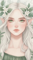 Enchanted Forest Elf Portrait