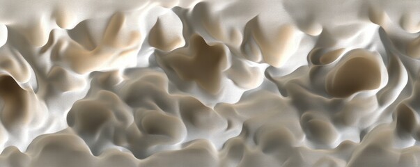 Abstract Beige and White Textured Background Swirling Cream Design Elegant Smooth Surface
