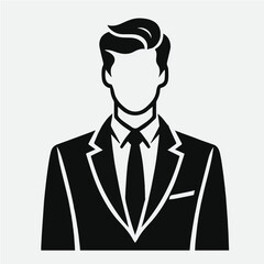 vector illustration of a businessman