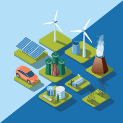2d vector environment Collection Solar Panel icon Symbolizing clean and renewable solar energy.