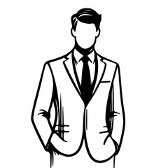man in suit with tie