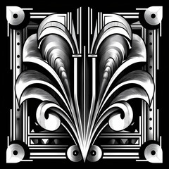 Vintage Decorative Typography with Ornate Swirls
