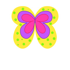 butterfly on a white background