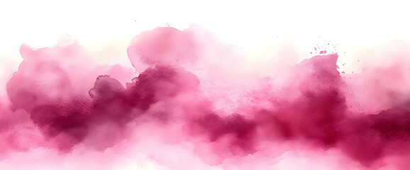 Naklejka premium Abstract Pink Powder Cloud with Smoky Texture on White Background for Graphic Design and Artistic Element Decoration