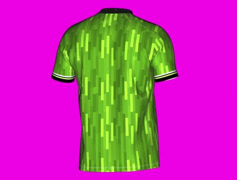 Colorful T-shirt design template with a blank cotton shirt for casual fashion, apparel, and print illustrations
