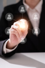 Online affiliate marketing business strategy digital advertising network concept