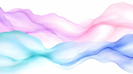 Obraz premium Pastel Wave Abstract Background