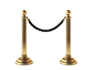  Stanchions isolated on transparent background