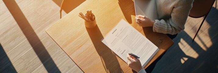 Cozy Cafeteria Digital Menu Scene Ambient Wooden Tablet Use for Efficient Ordering - Hospitality Marketing and Modern Service Innovation in Bustling Restaurant Settings