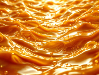 Golden honey waves flowing like a river, symbolizing richness and nature’s gift.