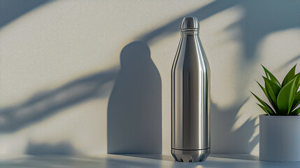 wine bottle on a table